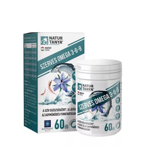 Natur Tanya Szerves Omega 3-6-9 Zsírsavak (60 lágykapszula)