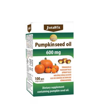 JutaVit Tökmagolaj 600 mg (100 lágykapszula)