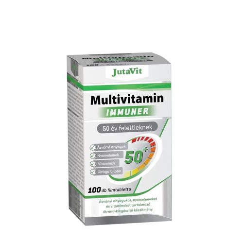 JutaVit Multivitamin Immuner tabletta 50 Év Felettieknek (100 tabletta)