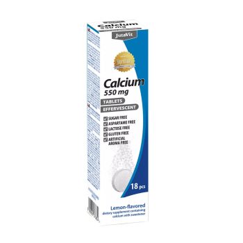   JutaVit Kalcium 550 mg pezsgőtabletta (18 Pezsgőtabletta, Citrom)