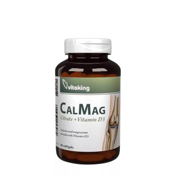  Vitaking CalMag Citrát + D3-vitamin (90 Lágykapszula)