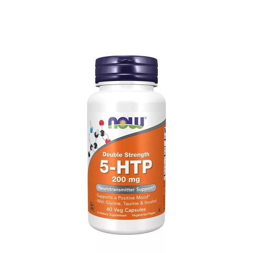 Now Foods 5-HTP Double Strength 200 mg (60 veg kapszula)