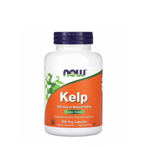 Now Foods Kelp (Természetes Jód 325 mcg) (250 kapszula)