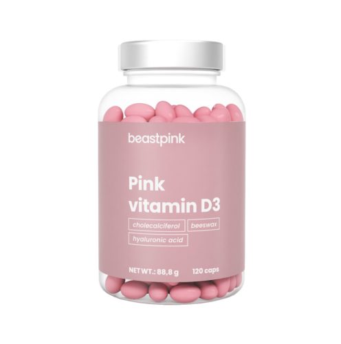 GymBeam Pink D3-vitamin 2000 IU (120 kapszula)