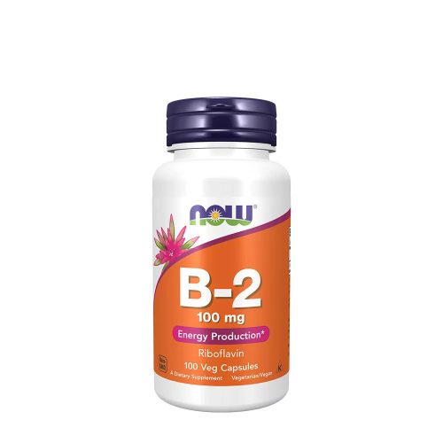 Now Foods B2-vitamin (Riboflavin) 100 mg (100 kapszula)
