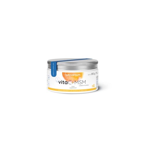 Nutriversum Vita C + MSM italpor (150 g, citrom)
