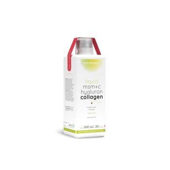 Nutriversum Liquid MSM+C Hyaluron Collagen (500 ml ananász)