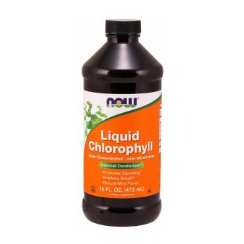   Now Foods Folyékony Klorofill (Chlorophyll Liquid) (473 ml, Menta)