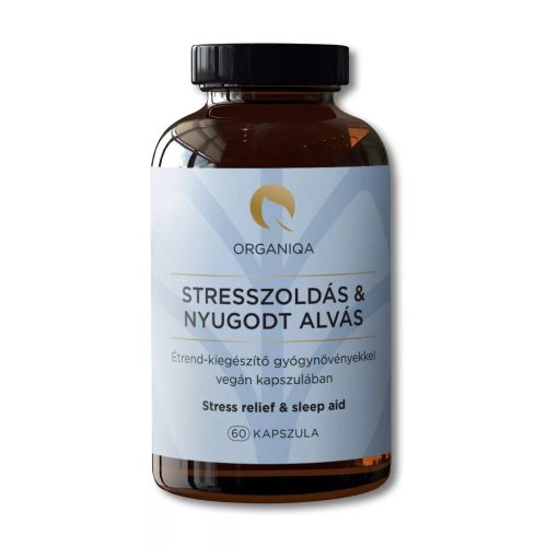 Organiqa Stresszoldás & nyugodt alvás (60 db kapszula) 