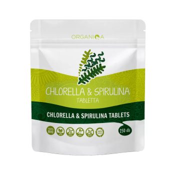 Organiqa Bio Chlorella & Spirulina (250 db tabletta)