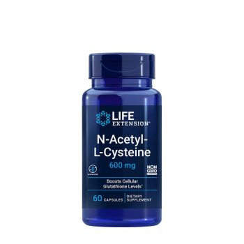   Life Extension N-acetil-L-cisztein (NAC) 600 mg (60 kapszula)