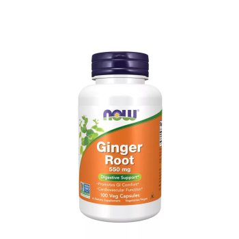   Now Foods Ginger Root (Gyömbér Gyökér kivonat) 550 mg (100 Veg Kapszula)
