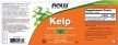 Now Foods Kelp (Természetes Jód) 150 mcg (200 tabletta)