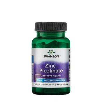 Swanson Zinc Picolinate (Cink) 22 mg (60 Kapszula)