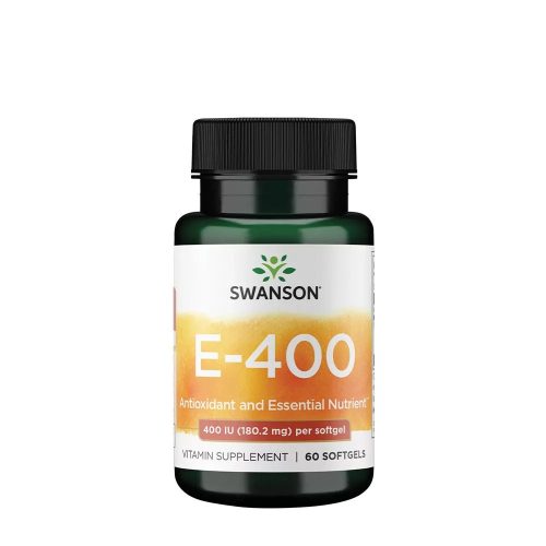 Swanson E-400 400 IU (60 Lágykapszula)